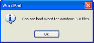 The error message "Can not load Word for Windows 6.0 files" appears at the  end of the software installation. I have installed Windows® XP Service Pack  2 (SP2). What should I do? | Brother