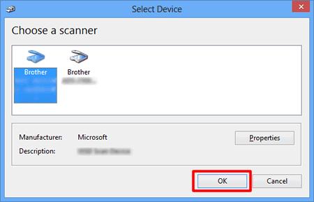 Numériser un document avec Windows 8 ou plus récent. | Brother