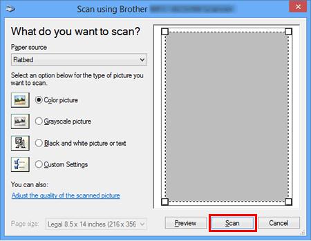 scanning option