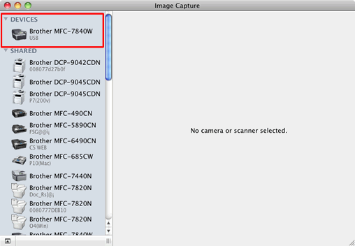 Как да сканирам документ от Mac OS X 10.6? | Brother