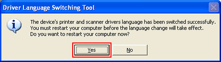 Dans Windows, le pilote d'imprimante ou le pilote du scanner est dans une  langue étrangère. Comment changer la langue du pilote d'imprimante ou de  scanner? | Brother