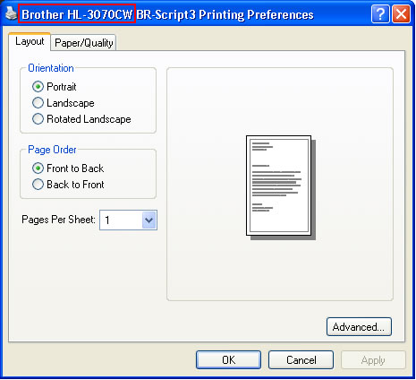 La impresora imprime inesperadamente o imprime caracteres sin sentido |  Brother