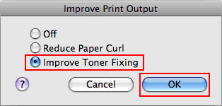 Mejorar resultado de impresión ("Improve Print Output").