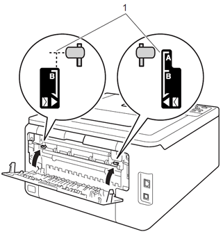 gray levers in up positions