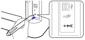 Configure the Brother machine for a wireless network using ...