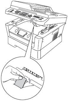 the output tray support flap