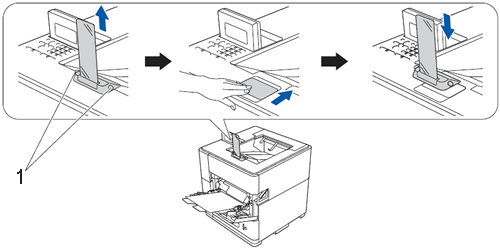 Change the position of the output stopper.