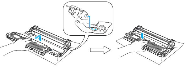 Put Toner Cartridge