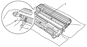 Turn unit gear of OPC drum