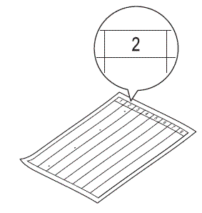 Checking the drum dot check sheet