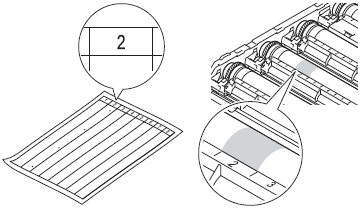 Confirming suspected area of the drum