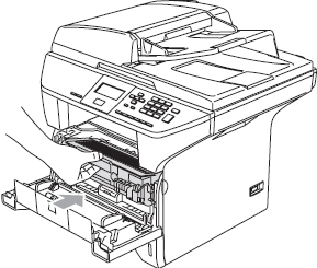 Put the drum unit and toner cartridge assembly back in the machine.