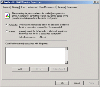 What is Windows ICM profiles? | Brother