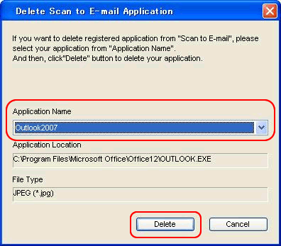 Nach einem Update des ControlCenter3 funktioniert Scan to Email nicht mehr  mit Outlook 2003, Outlook 2007 oder Outlook 2010. Es erscheint die Meldung:  "Das Befehlzeilenargument ist ungültig. Überprüfen Sie den Befehl". Was