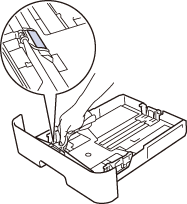 Wipe the separator pad on the paper tray