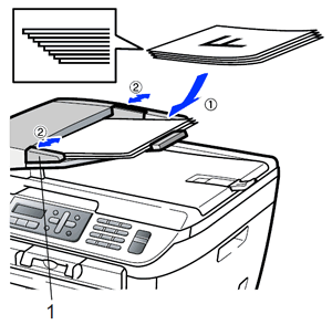 Adjust paper guides