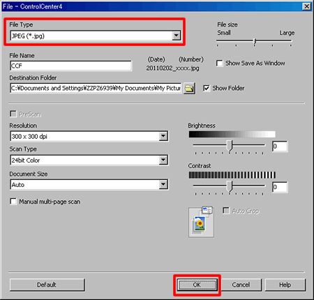 Scan multiple pages into one file instead of each scan being saved as a  separate file. | Brother