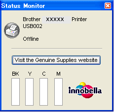 J'utilise Windows Vista ou Windows 7 et j'essaie d'utiliser une machine  Brother connectée en réseau, mais la machine reste non connectée (hors  ligne) et je ne peux pas imprimer. | Brother