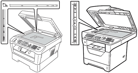 Place your document on the scanner glass.