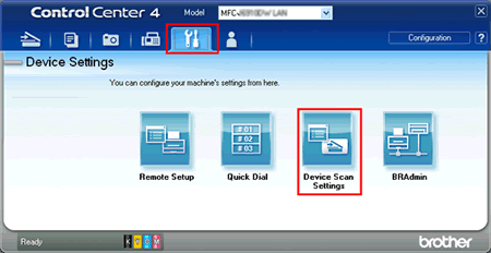 Scan and save a document in PDF format using the SCAN key on my Brother (Scan to File) Brother