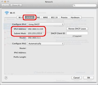 how to check the mac address of a printer