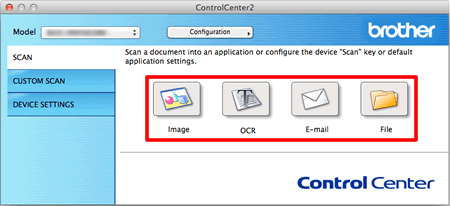 mac software for brother 7860dw scan key control panel to scan over network