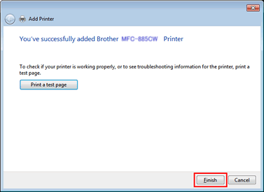 You've successfully added Brother Printer
