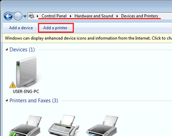 Install the Windows 7 built-in drivers from the Windows Update provided by  Microsoft®. | Brother