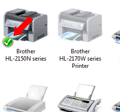El estado de la impresora está sin conexión o pausa. (Para Windows) |  Brother