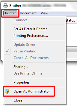 Ouvrez en tant qu'administrateur Ouvrez en tant qu'administrateur