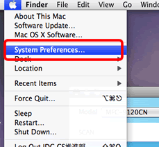 Click Apple Menu and select System Preferences...
