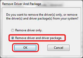 Remove printer driver