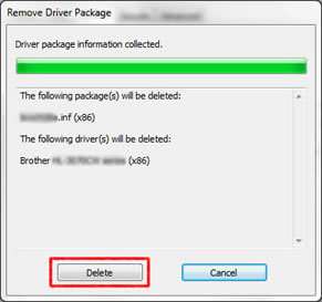 Remove printer driver