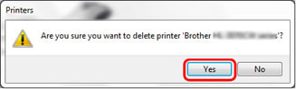 I Cannot Uninstall The Printer Driver Using Printer Driver Uninstall Tool For Windows 7 Users Who Use The Printer Driver With Wsd Connection Only Brother
