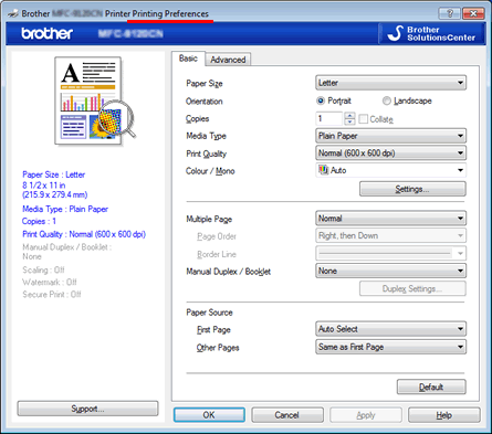Driver brother br script Windows Download