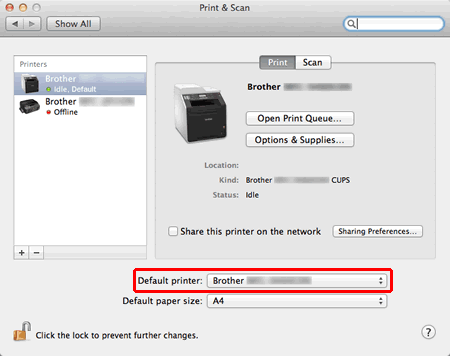 I cannot print from my computer via USB. | Brother