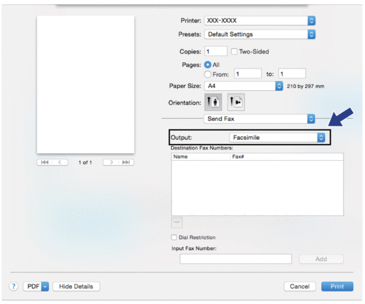send faxes from your application mac brother can i fax from my mac