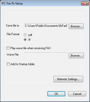 Réception de télécopies sur l'ordinateur pour Windows® (PC-Fax réception) |  Brother