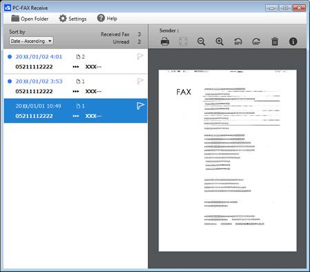 Recevoir des faxes sur l'ordinateur (Réception PC-FAX) (Pour Windows) |  Brother
