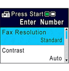 Fax mode