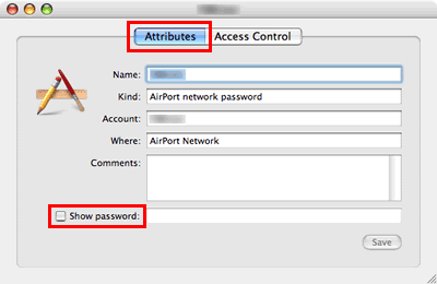 Aktivieren Sie das Kontrollkästchen neben Passwort anzeigen.
