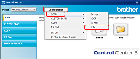 Individuare i file scansionati con ControlCenter3 (per Windows) | Brother