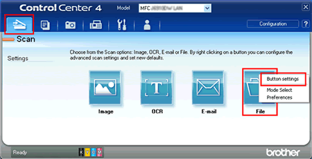 duplicate scanner control center 4