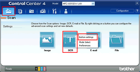 Scan to OCR (Skenování do USB)