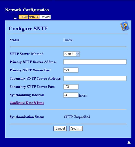 Network Configuration