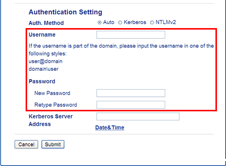 Scan to Network, Store Print Log to Network