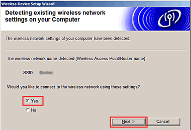 Detecting exixting wireless network settings on your Computer