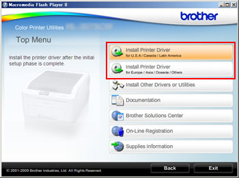 CD-ROM main menu
