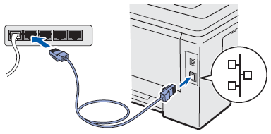 Einführungspunkt für LAN-Kabel