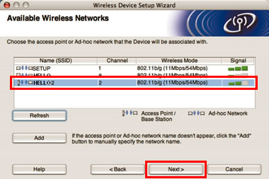 Verfügbare Wireless-Netzwerke